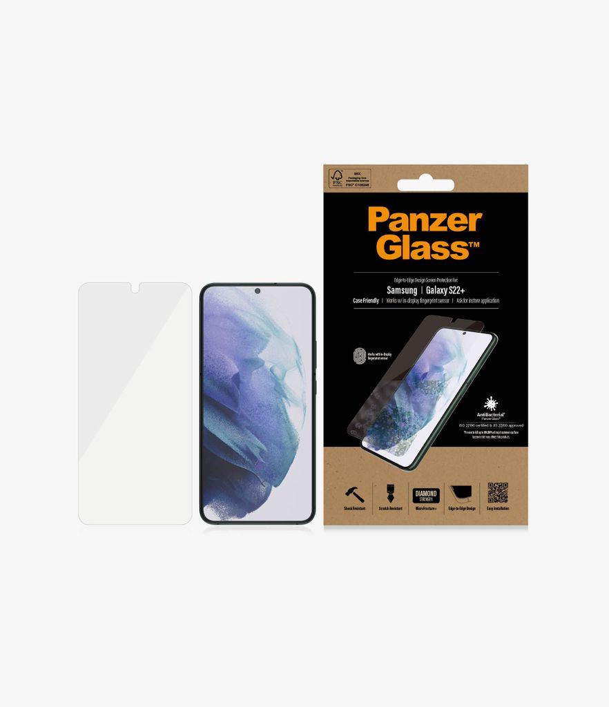 Samsung  PanzerGlass™ Samsung Galaxy S22+ vollständige Produktbild 3