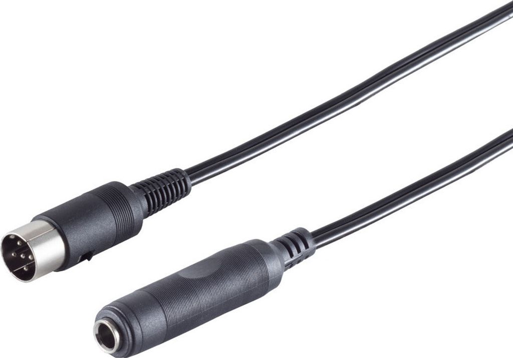 Würfelstecker 5-pol./ Klinkenbuchse 6,3mm, 0,2m Produktbild 