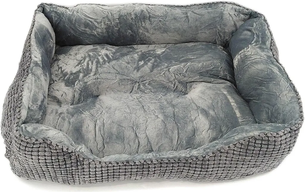 Lit pour chien XL Lavable JOEJOY Gris - Panier XL Confortable et Doux