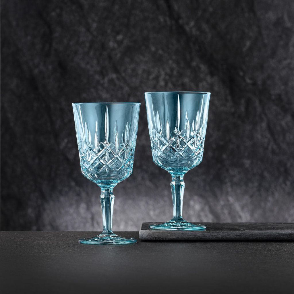 Nachtmann Noblesse, Weingläser-Set, Becherglas, Glas, Blau