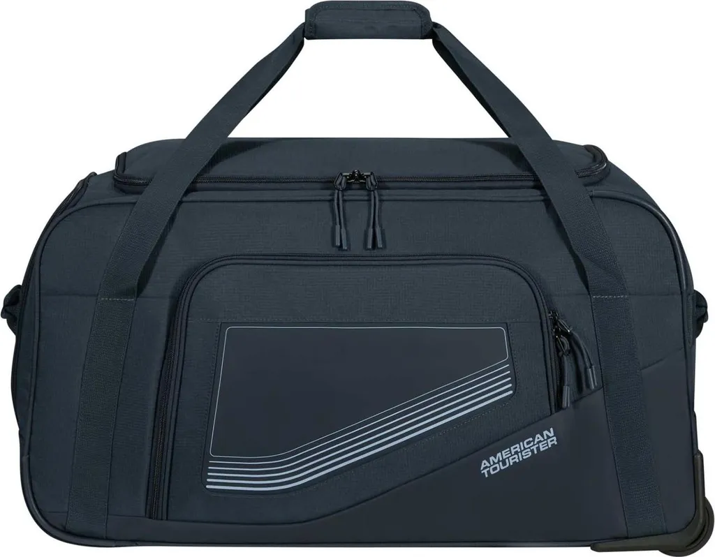 American Tourister City Racer Duffle Navy - Borsone con Ruote Robusto