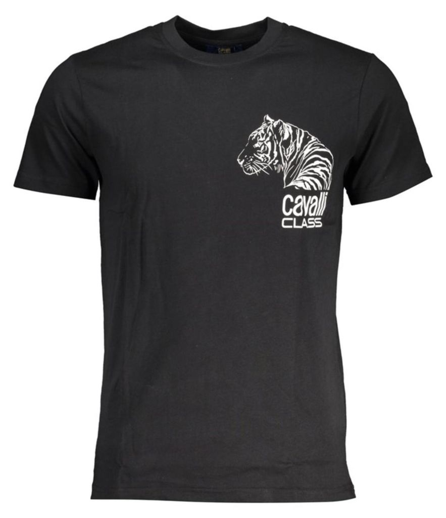 Cavalli Class Schwarzes Tiger T-Shirt : Größe - 2XL Größe: 2XL