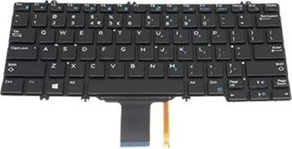 Clavier Dell Rétroéclairé Anglais-International QWERTY pour Latitude