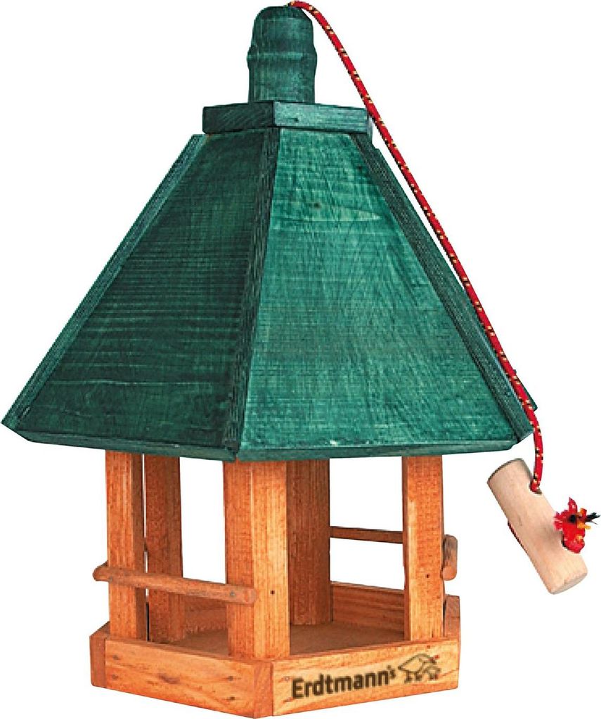 Erdtmanns Vogelhaus Laterne Holzdach