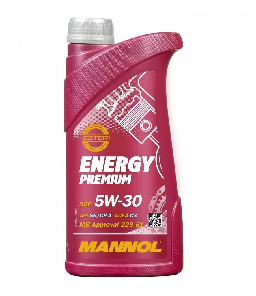 1 Liter MANNOL 5W-30 ENERGY PREMIUM MB 229.52 MB 229.31 VW Produktbild 
