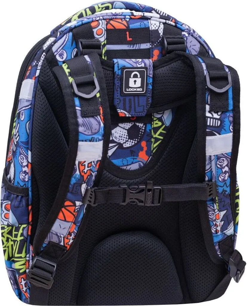 Sac à dos scolaire Coolpack Turtle Hobby avec protection dorsale