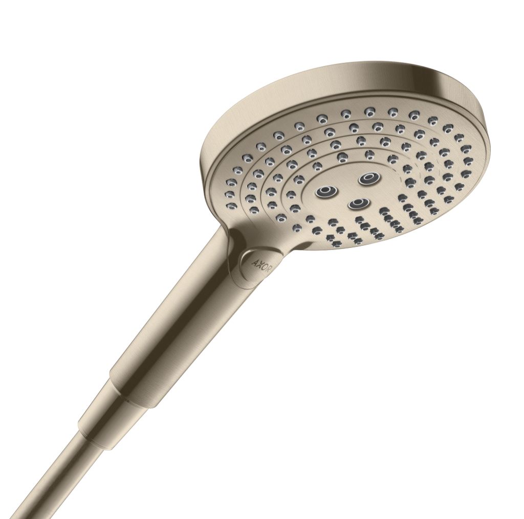 Handbrause AXOR 120 3jet DN 15 brushed nickel brushed nickel