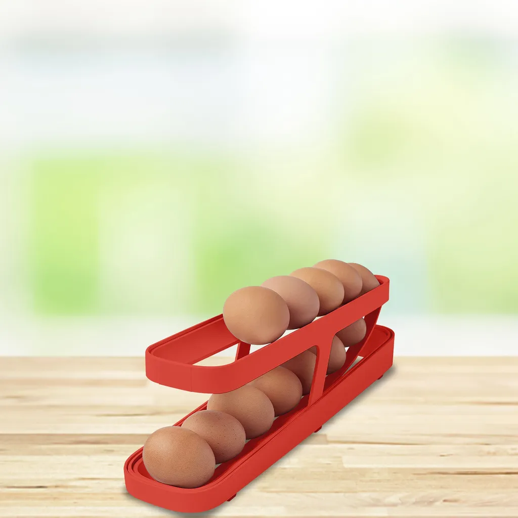 6er Eierkarton Aus PP - Transparenter Eierhalter Für Kühlschrank & Unterwegs