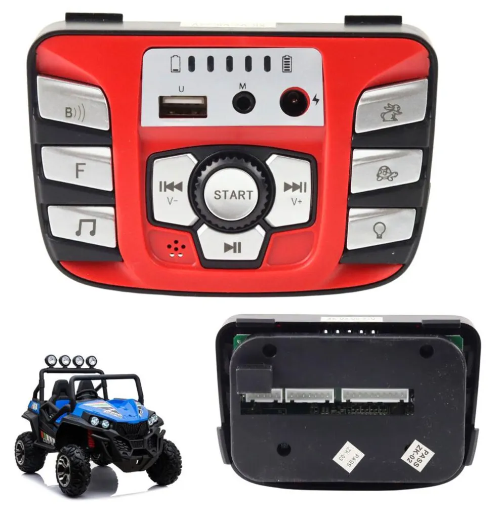 Lecteur audio S2588 MP3 pour voiture électrique enfant et quad jouet