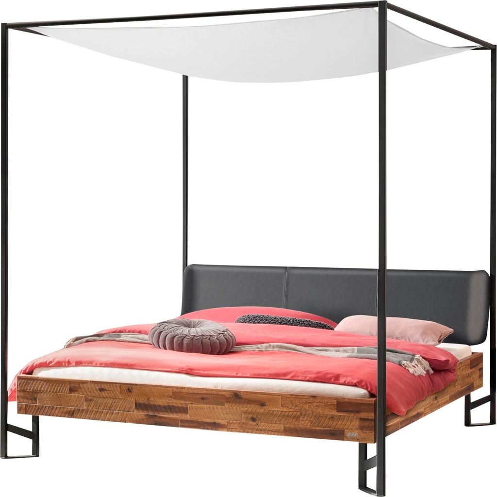 HASENA Factory Line Himmelbett Bogina Akazie vintage brown 160x200