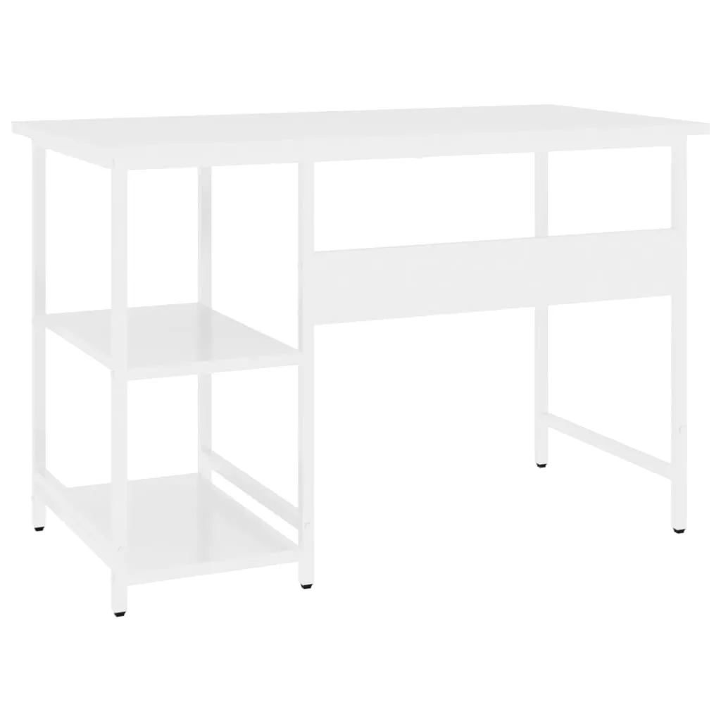 Scrivania Bambini e Ragazzi Bianca 105x55x72 cm | Sicura e Resistente - 5