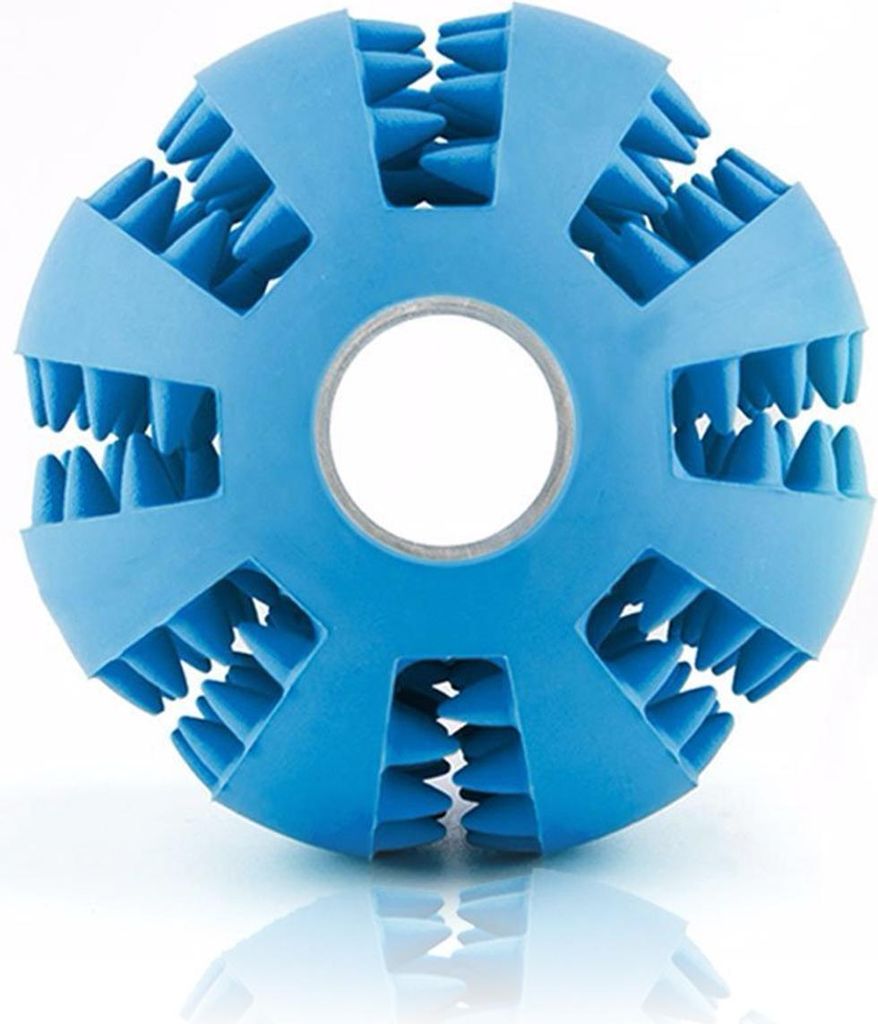 Hundespielzeugball, ungiftiger, bissfester Ball für Haustiere, Hunde, Welpen, Katzen, Leckerli-Futterspender, Kauen, Zahnreinigung, Übungsspiel, ...