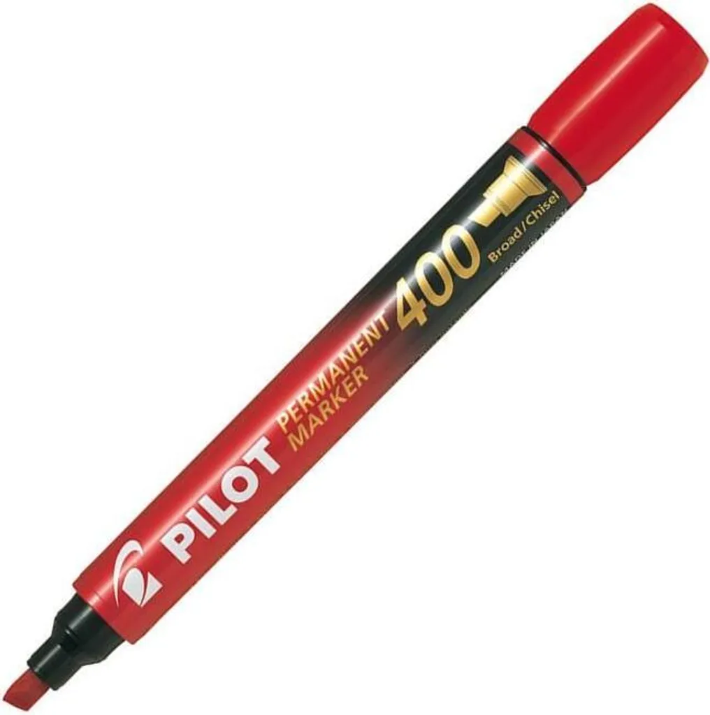 Marqueur rouge Pilot 400 pour marquage de colis et signalétique de dépôt