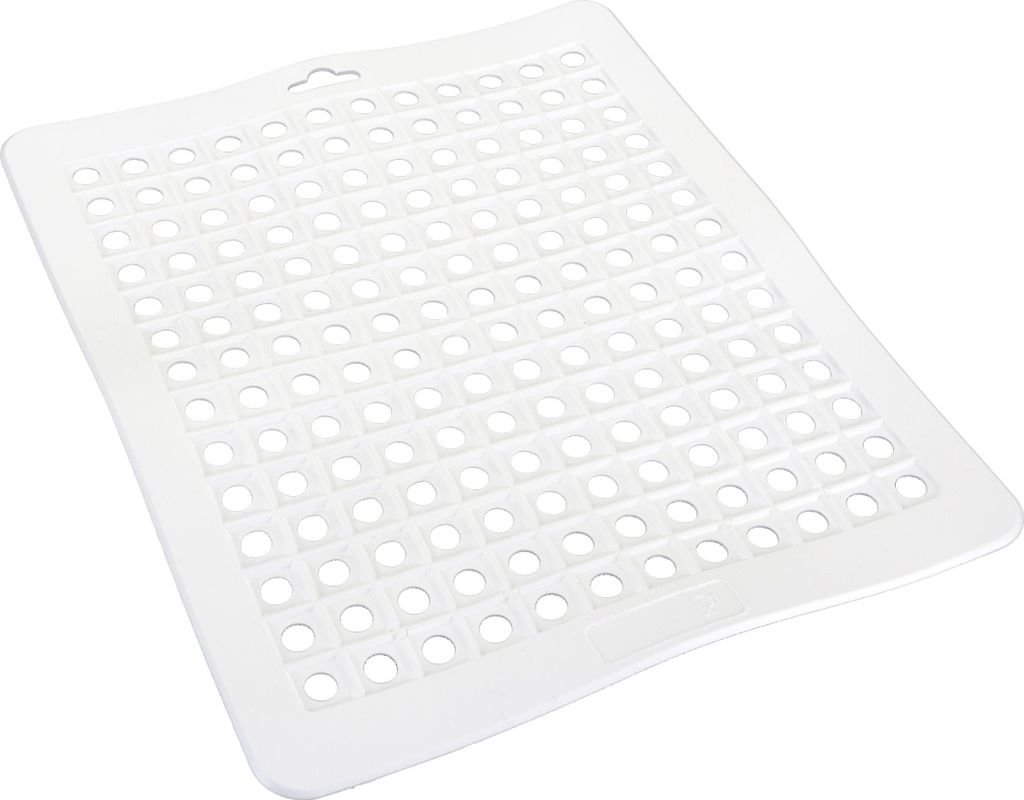 Inserto per lavello Metaltex quadrato 32 x 27 cm, bianco Immagine del prodotto 
