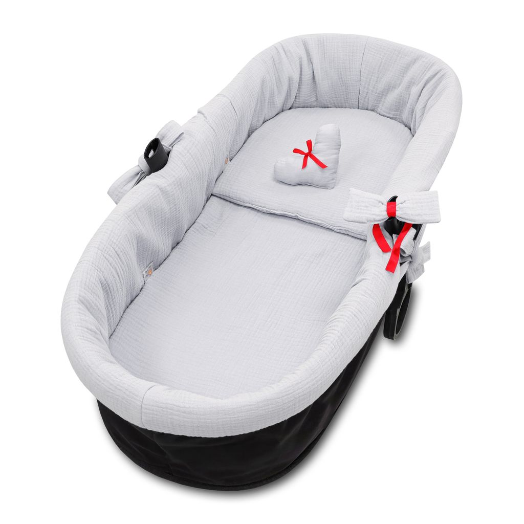 Umrandung für Kinderwagen - Bezug für Babywanne Nestchen Produktbild 