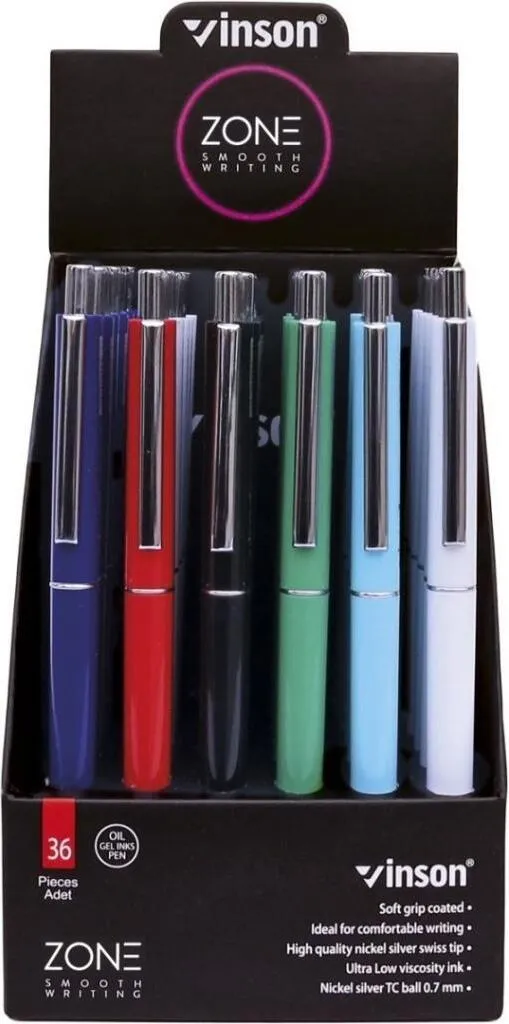 Lot de 36 stylos Zero Z3 bleus automatiques pour prise de notes rapide