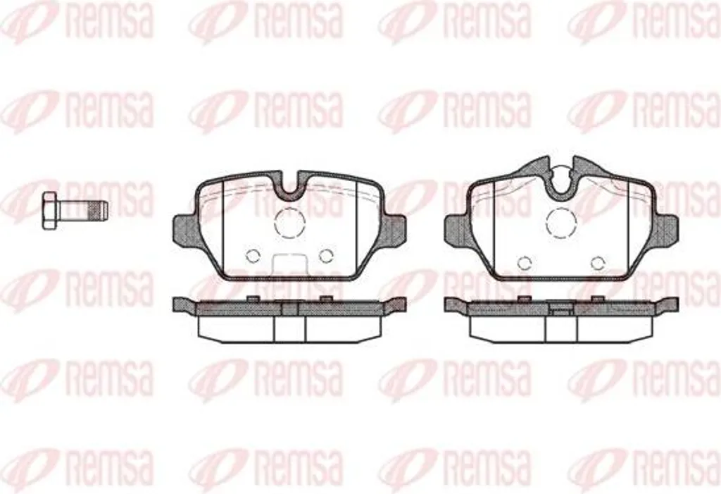 Plaquettes de Frein OE 34216767145 Faible Bruit pour BMW F20 et E91