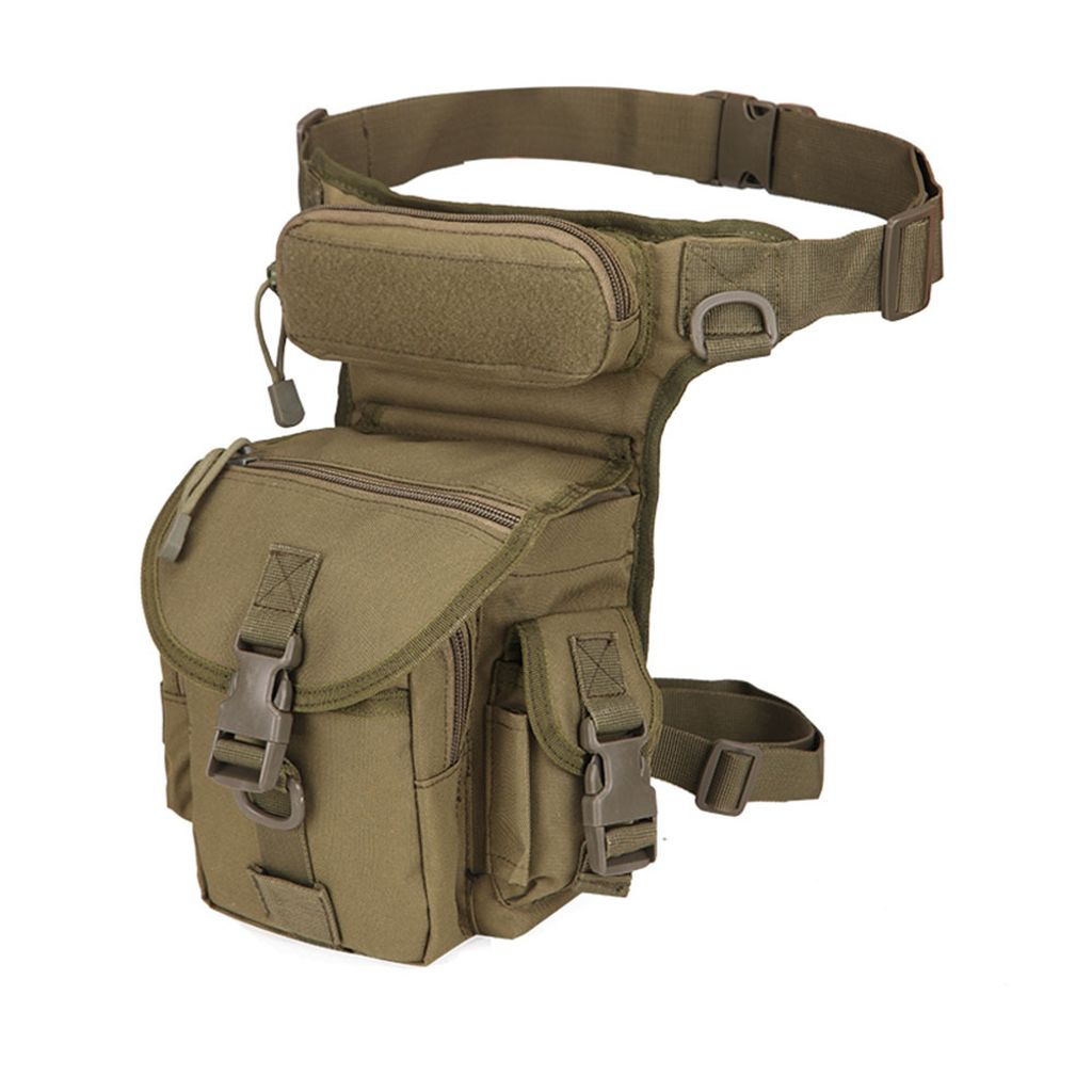 Männer Einstellbare Military Oberschenkel Tasche Utility Taille Pack Pouch Wandern Männlichen Taille