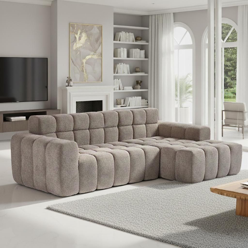 Modernes-Ecksofa,Klassische Sofas mit Armlehnen,Modulares Produktbild 