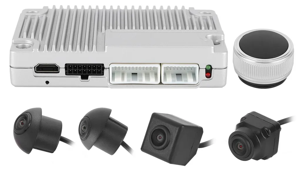 Système de caméras panoramiques 360° avec enregistreur DVR et moniteur