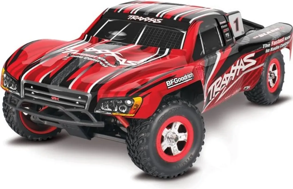 Traxxas Slash 4x4 1/16 TRX70054-8RED Short Course Truck Rouge RTR
