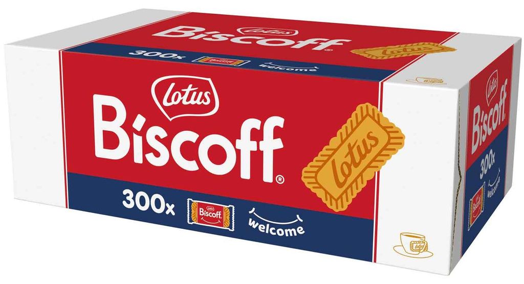 Lotus Biscoff "Welcome" koekjes, 300 stuks. Productafbeelding 