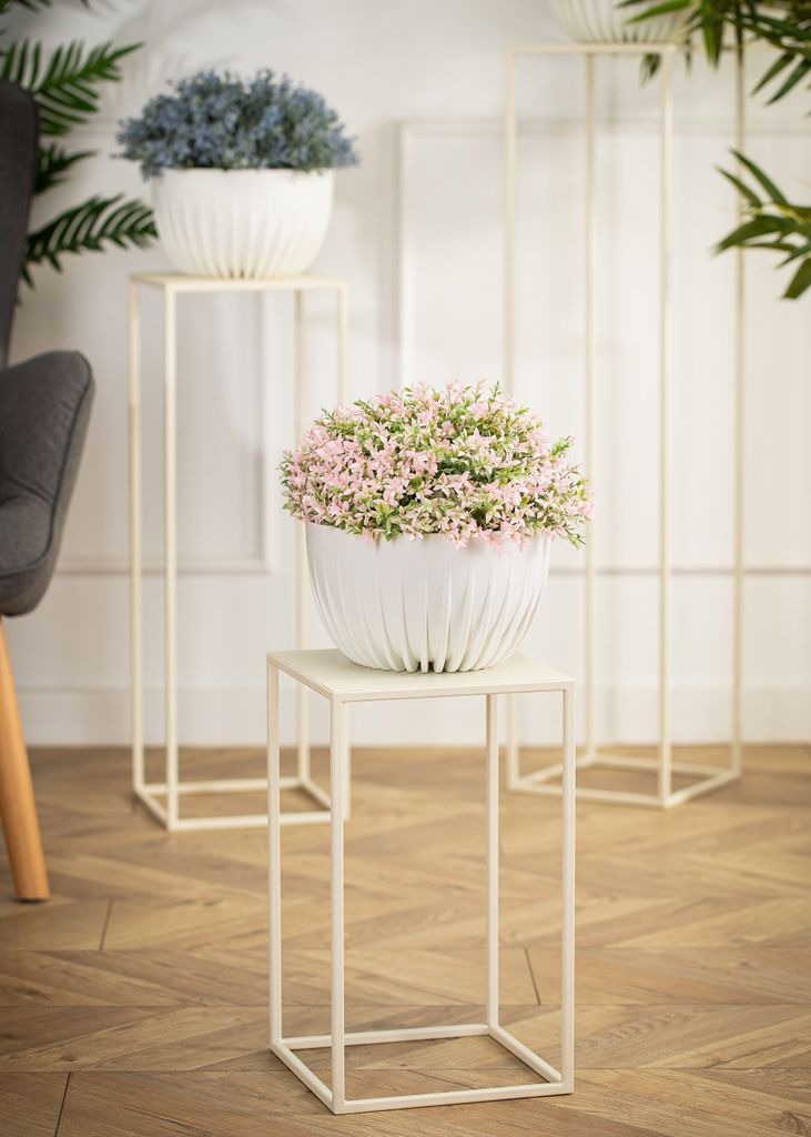 HowHomely Modern Pflanzenständer, Blumenhocker aus Metall Produktbild 4