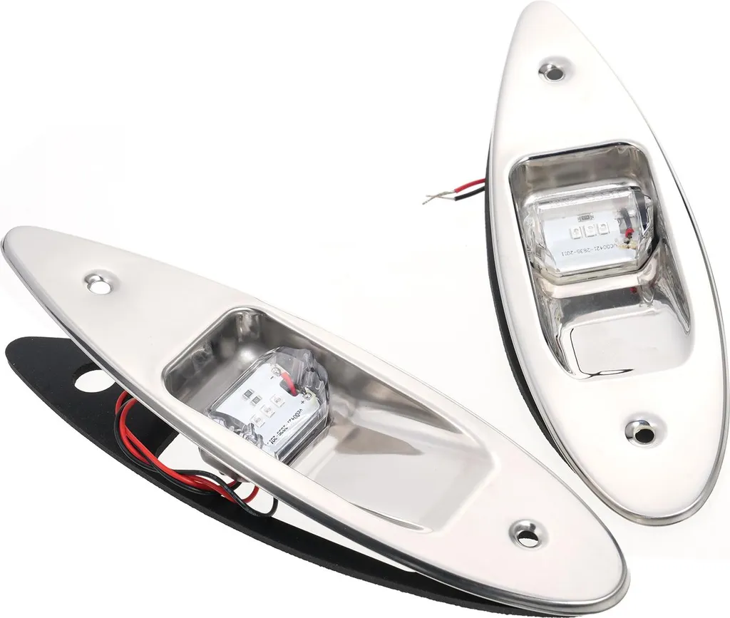 Feux de navigation LED 12V étanches IP66 pour bateau de plaisance - 2pcs - 3