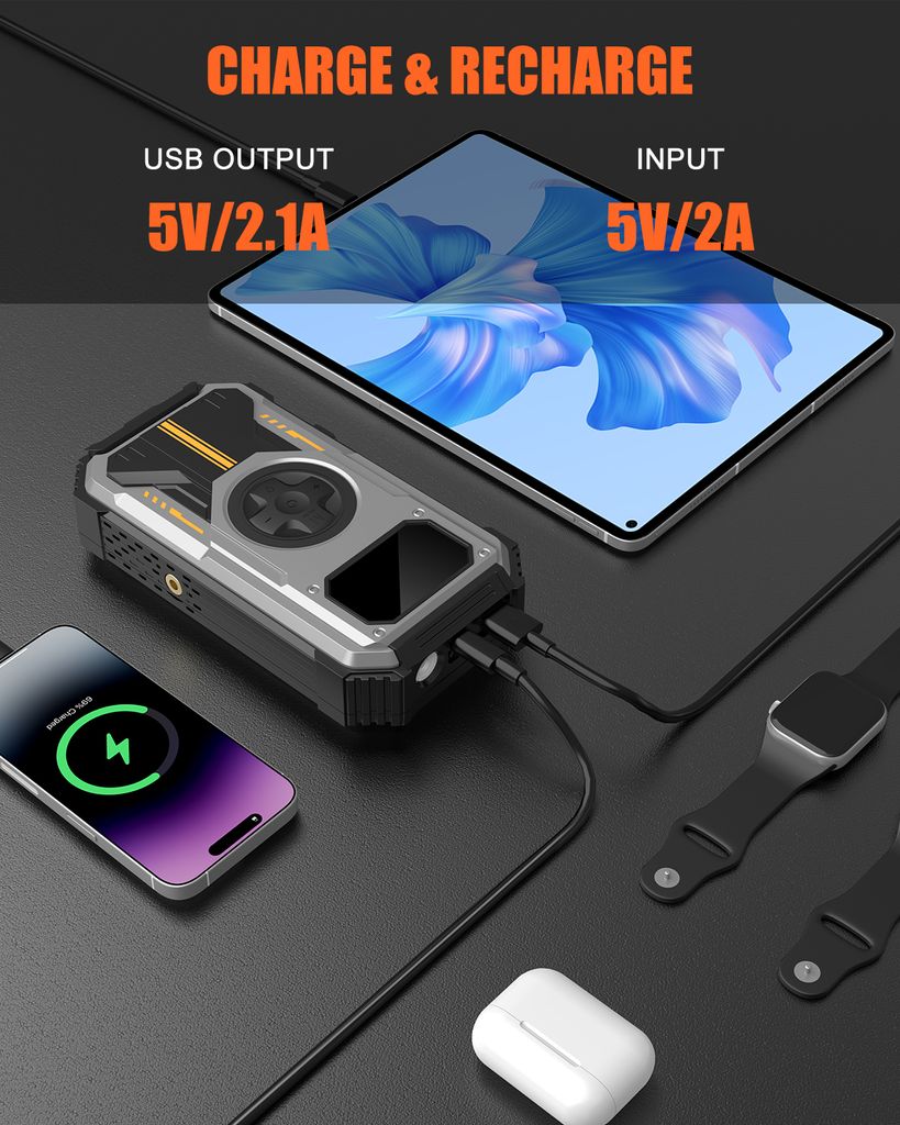 Eigotrav 5-IN-1 auto Jump startér booster jumper kabely s Obrázek produktu 4