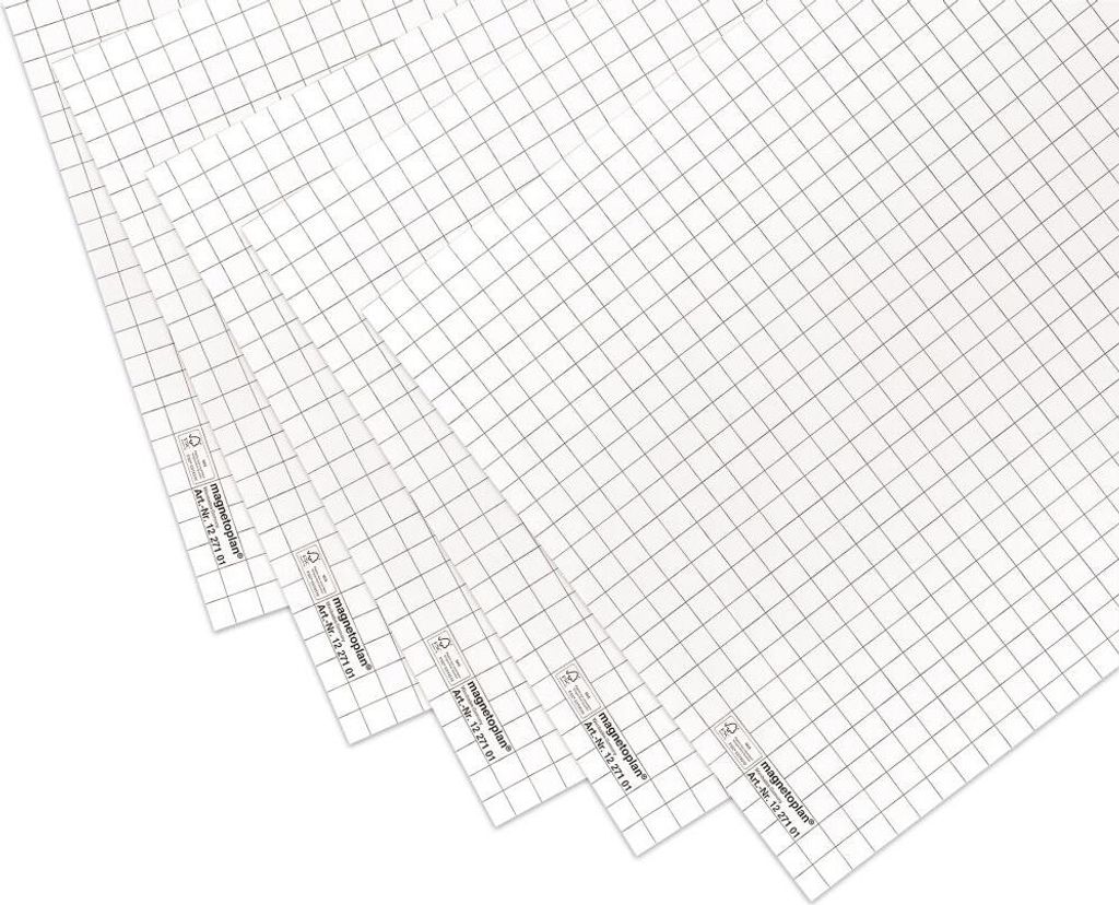 Flipchartová podložka B650xH930mm kostkovaná/bílá 5 x 20 Obrázek produktu 6