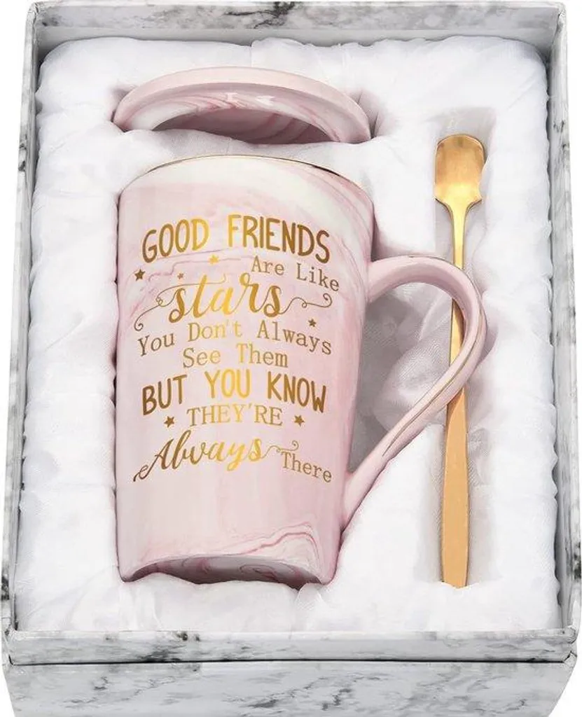 Tasse personnalisée rose 400 ml : le cadeau parfait amie fidèle
