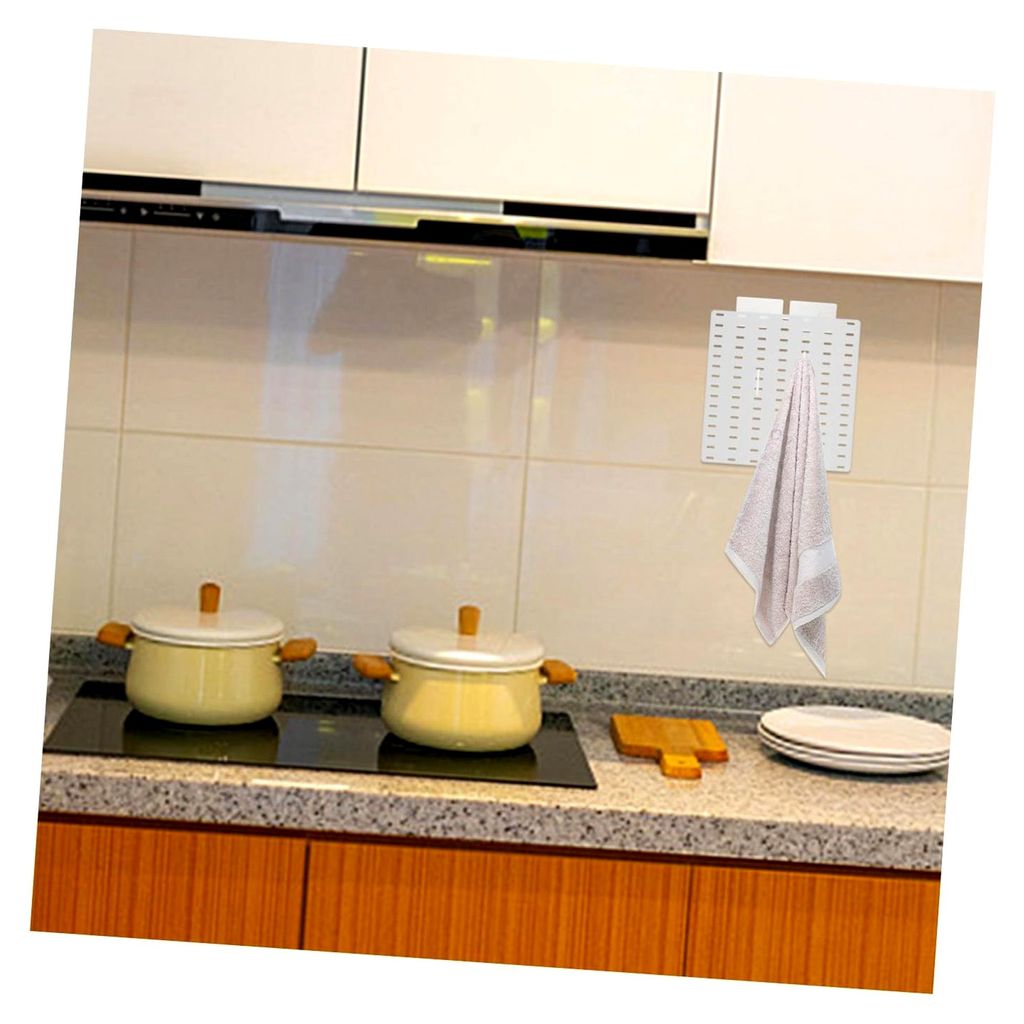 7 Stück Kunststoff-Lochwandhaken für Stecktafeln, platzsparend für Zuhause und im Ladendisplay