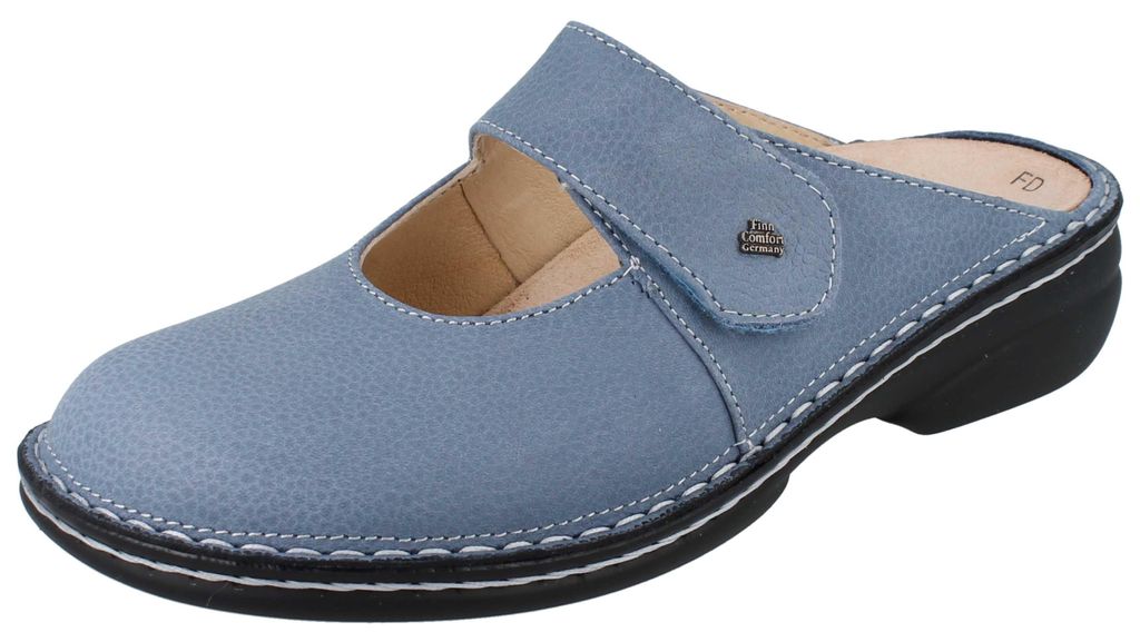 Sandalias tipo clog "Stanford" de Finn Comfort, color azul Imagen del producto 