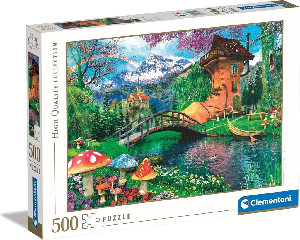 Puzzle Clementoni 500 pezzi HQC La Vecchia Casa delle Immagine del prodotto 