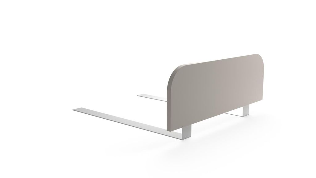 regalik Bettgitter Rausfallschutz Kinderbett 60x20 cm – Kaschmir Stabile Absturzsicherung ohne Bohren – Einfache Montage unter der Matratze