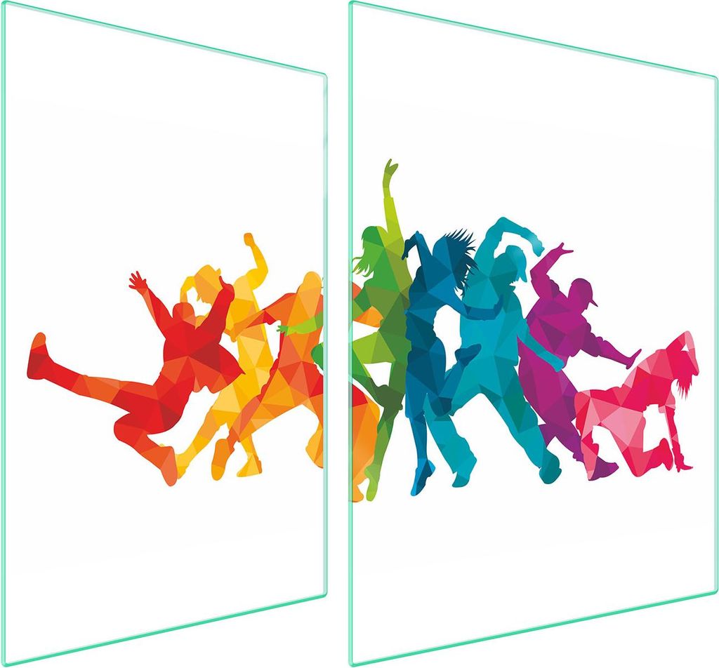 Glasschutzplatte Für Herd 70X52 Weiss