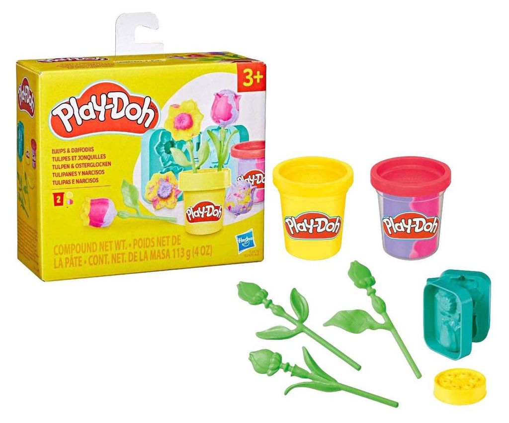 Play-Doh Lil Flowers Tulpe – 2 Töpfe Produktbild 