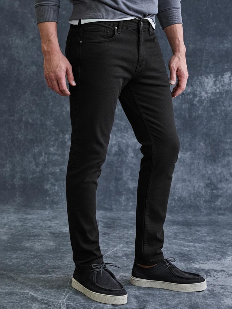 LERROS Baxter Relaxed Fit Jeans – Bequemer Stretch 5-Pocket Denim , Farbe: BLACK , Größe: W36_L32