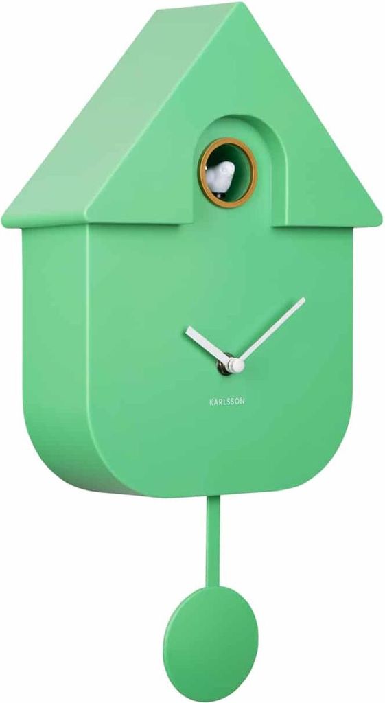 Karlsson - Kuckucksuhr Modern Cuckoo - Grün - 8.5x21.5x41cm
