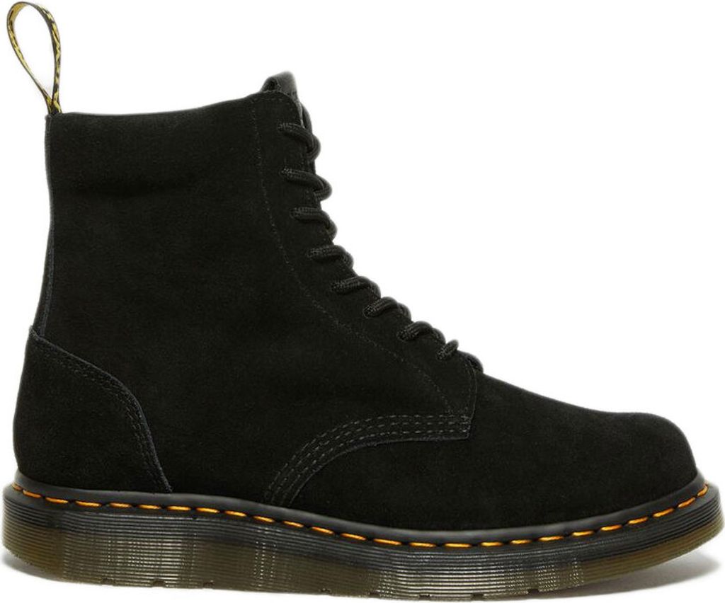 Dr. Martens Berman Suede Leather Ankle - Schwarz, 6,5