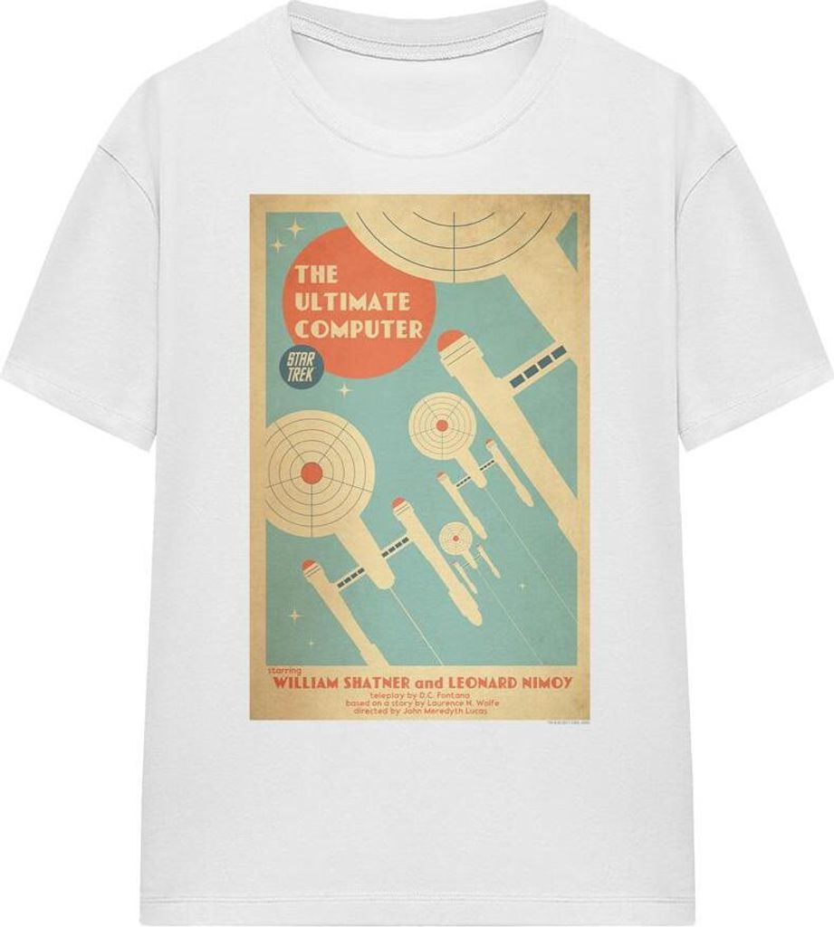 Star Trek - "The Original Series Episode 53" T-Shirt für Herren/Damen Uni TV16742 (S) (Weiß)