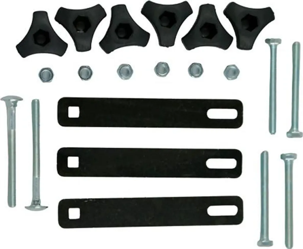 Kit de fixation Peruzzo 567040480 noir One Size pour porte-vélo