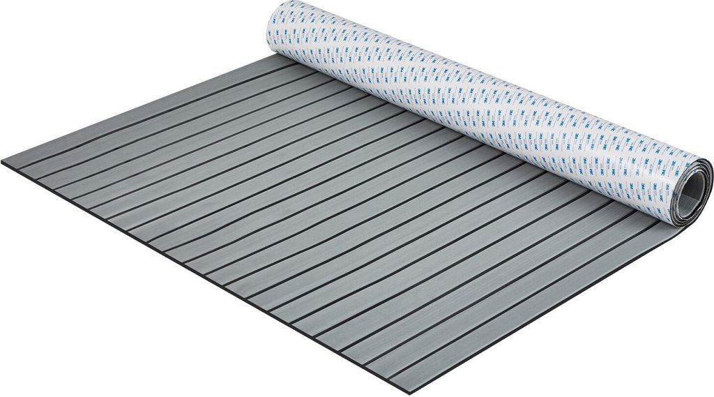 Bootsboden, EVA-Schaum-Bootsdeck, 2400 x 1160 x 6 mm, rutschfester, selbstklebender Bodenbelag, 27840 cm² großer Meeresteppich für Boote, Yachte...