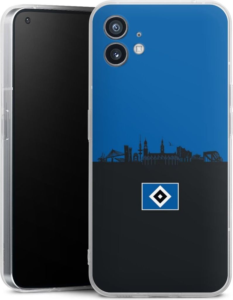 DeinDesign Handyhülle für Nothing Phone 1 Silikon Hülle Case Smartphone Schutzhülle HSV Hamburg Skyline