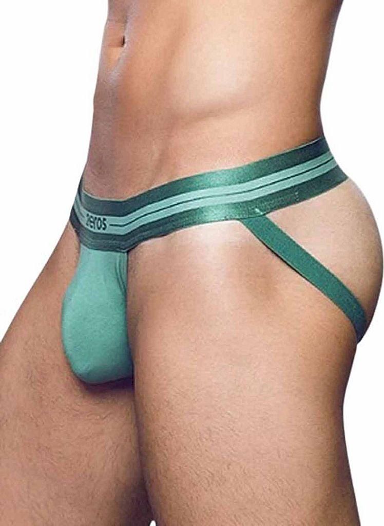 2EROS - Herren Unterwäsche - Athena Jockstrap Shale Green - 1x Größe L