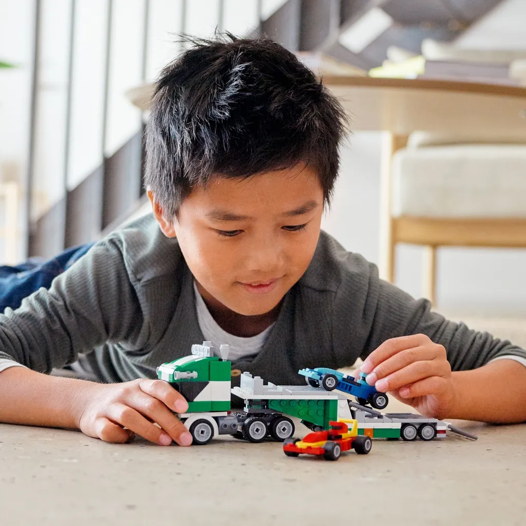 Jeu de construction camion de transport LEGO Creator 3 en 1 modulable - 12