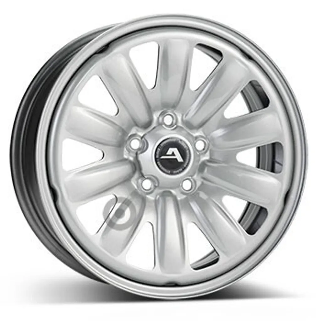 Jante ALCAR HYBRIDRAD 130600 anti-corrosion 5x108 ET50 en fer gris Silver