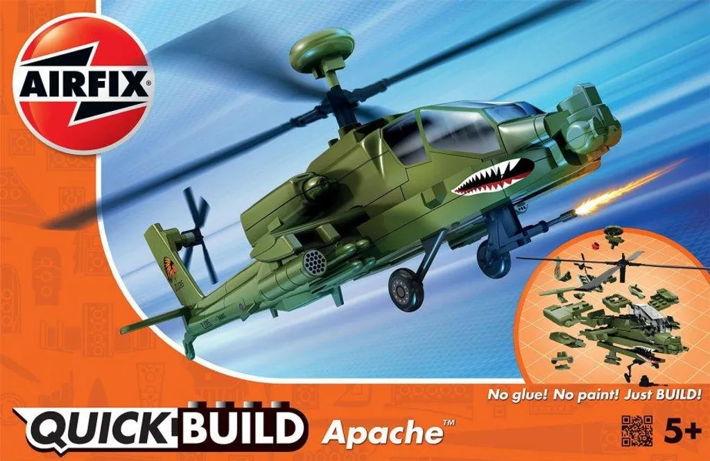 Airfix Apache Quickbuild - Maquette Hélicoptère pour Débutant et Enfant - 2