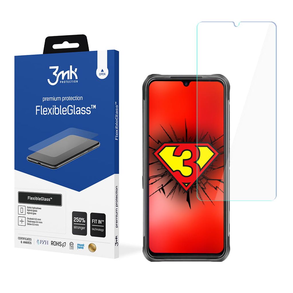 3mk Display Hybridglas FlexibleGlass für Umidigi Bison Produktbild 