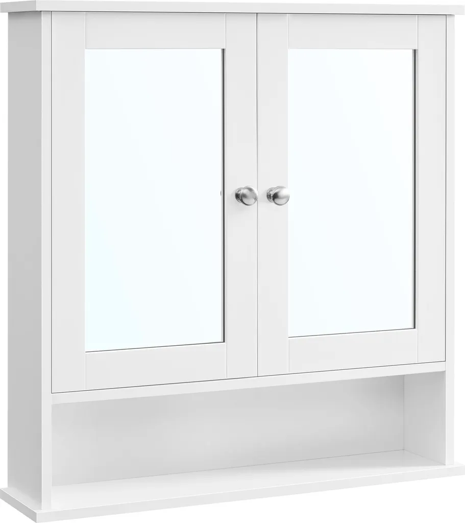 Armoire de toilette Barkley blanche : fini le désordre dans la salle de bain
